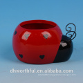 Elegant ceramic flower pot for valentine's day